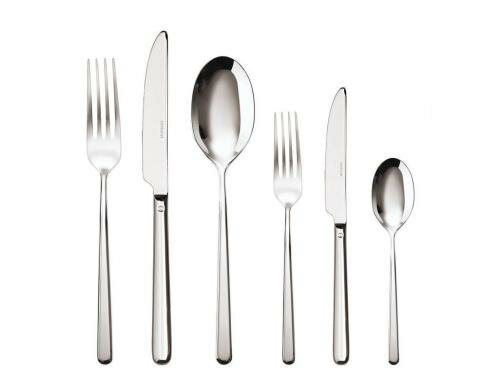 Sambonet Tafelbesteck, 36 Set, Linear 6x Messer, Gabel, EL,  TL,  MokkaL, Dgabel
