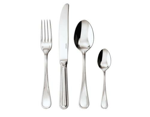 Sambonet Tafelbesteck, 24 Set, Contour 6 Tafelmesser, 6 Gabeln, 6 Löffel, 6 TL