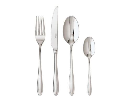 Sambonet Tafelbesteck, 24 Set, Dream 6 Tafelmesser, 6 Gabeln, 6 Löffel, 6 TL