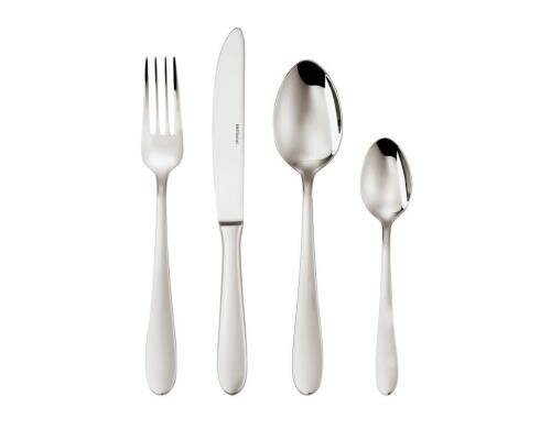 Sambonet Tafelbesteck, 24 Set, Astrid 6 Tafelmesser, 6 Gabeln, 6 Löffel, 6 TL