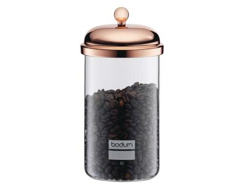 Bodum Classic Vorratsglas 1.0 Liter kupfer Fassungsvermögen 1.0 Liter