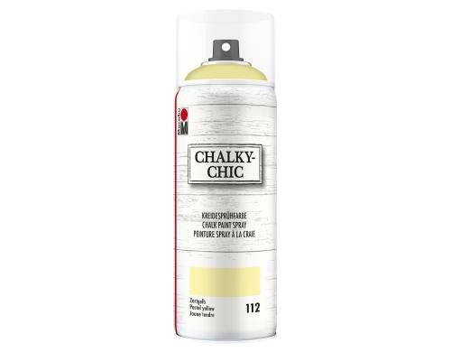 Marabu Kreidesprühfarbe Chalky-Chic 400ml, zartgelb