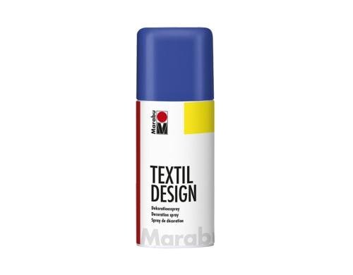 Marabu Dekorationsspray Textil Design 150 ml-Dose, Enzian