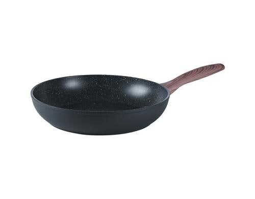 Sambonet Bratpfanne 28 cm RockNRose schwarz Durchmesser: 28cm, Alluminium