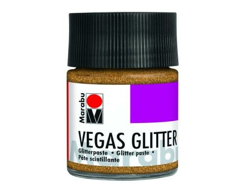 Marabu Glitterpaste Vegas 50 ml Glitter-Gold