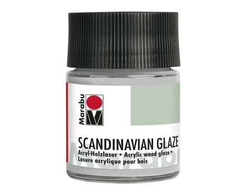 Marabu Acryl-Holzlasur Scandinavian Glaze 50 ml, Steingrau