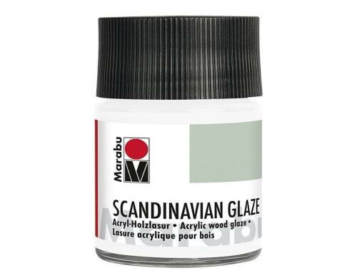 Marabu Acryl-Holzlasur Scandinavian Glaze 50 ml, Edelweiss