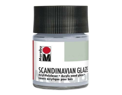 Marabu Acryl-Holzlasur Scandinavian Glaze 50 ml, Graphit