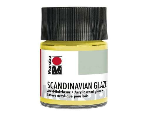 Marabu Acryl-Holzlasur Scandinavian Glaze 50 ml, Pistazie