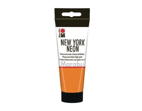 Marabu Schwarzlichtfarbe New York Neon 100 ml, orange