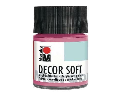 Marabu Acrylfarbe Decor Soft 50 ml, pink