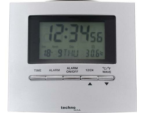 Technoline Funkwecker WT 250 Wochentagsanzeige in 5 Sprachen