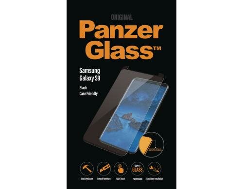 Panzerglass Displayschutz black Case Friend für Samsung Galaxy S9