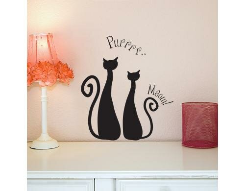 Crearreda Wandtattoo Cats Deluxe S