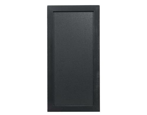 Securit Wandtafel Woody 20x40cm Schwarz inkl. 1 weisser Kreidestift