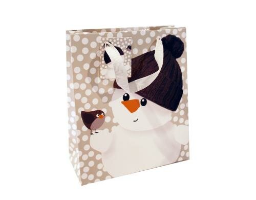B&H Geschenktasche Schneefreunde 1 Stück, Grösse 18x21x8cm