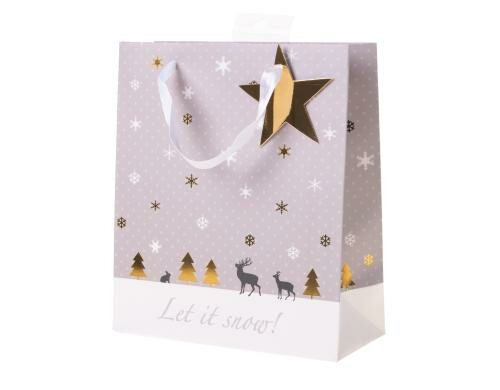 B&H Geschenktasche Waldzauber 1 Stück, Grösse 18x21x8cm