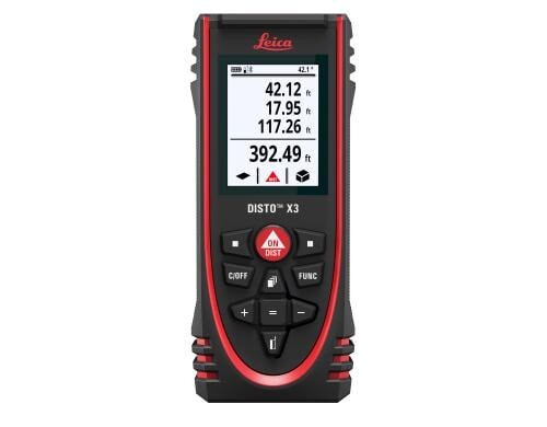 Leica Laserdistanzmessgerät DISTO X3 bis 150m, Genauigkeit 1.0 mm, IP65