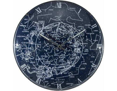 NexTime Wanduhr Milky Way Dome Durchmesser 35 cm