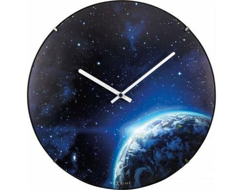 NexTime Wanduhr Globe Durchmesser 35 cm