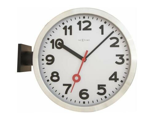 NexTime Wanduhr Station Double Durchmesser 36 cm