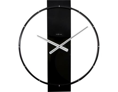 NexTime Wanduhr Carl Schwarz 50.8 x 58.2 x 4.3 cm