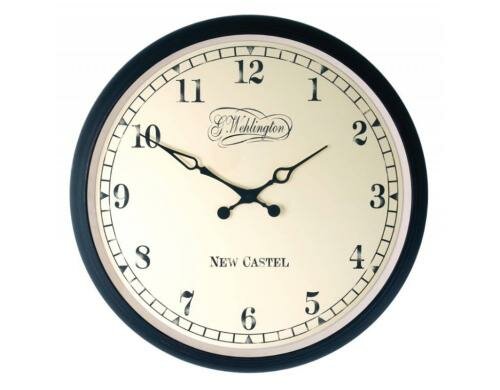 NexTime Wanduhr Aaltje Schwarz 25 x 3.5 cm