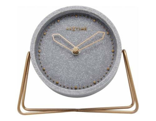 NexTime Wecker Cross Table Grau 17.5 x 15.5 x 5 cm