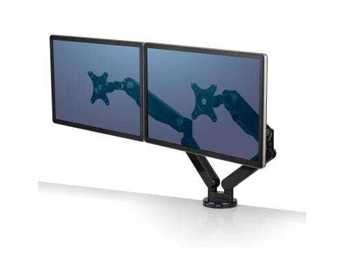 Fellowes Doppel-Monitorarm Platinum Serie Tragfähigkeit bis zu 9kg