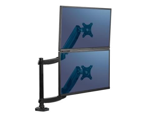 Fellowes Doppel-Monitorarm Plativum Serie vertikal, Tragfähigkeit bis zu 9kg