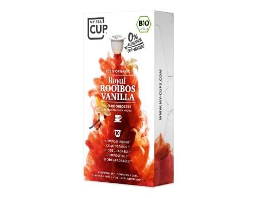 Tee ROOIBOS VANILLA - Nespresso kompatibel 10 Kapseln, für 180 - 200 ml optimiert