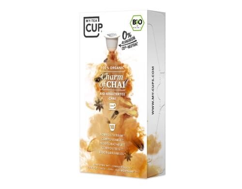 Tee CHARME OF CHAI - Nespresso kompatibel 10 Kapseln, für 180 - 200 ml optimiert