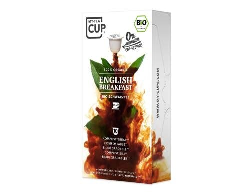 Tee ENGLISH BREAKFAST - Nespresso kompatibe 10 Kapseln, für 180 - 200 ml optimiert