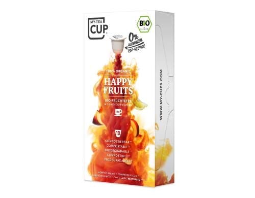 Tee HAPPY FRUITS - Nespresso kompatibel 10 Kapseln, für 180 - 200 ml optimiert