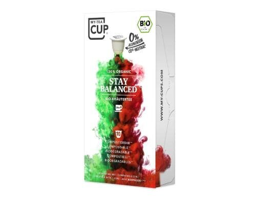 Tee BALANCE - Nespresso kompatibel 10 Kapseln, für 180 - 200 ml optimiert