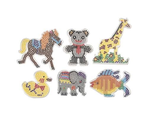 Creativ Company Steckplatten-Set Medium 6 Stück, Tiere