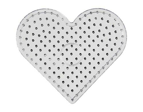 Creativ Company Steckplatte JUMBO 5 Stück, Herz 17 x 15.5 cm