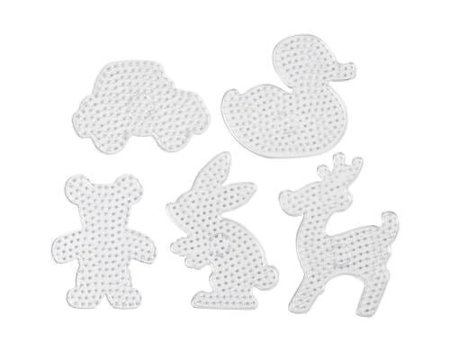 Creativ Company Steckplatten-Set JUMBO 5 Stück, Tiere