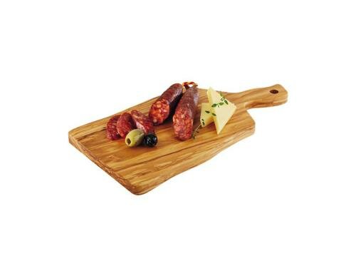 Paderno Servierplatte 25cm Grösse 25x16x1.5cm, Olivenholz