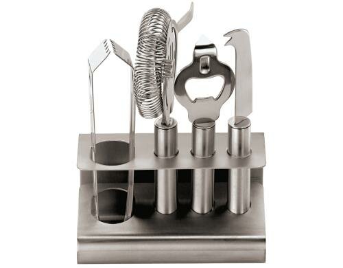 Paderno Bar-Set 5-teilig, Edelstahl
