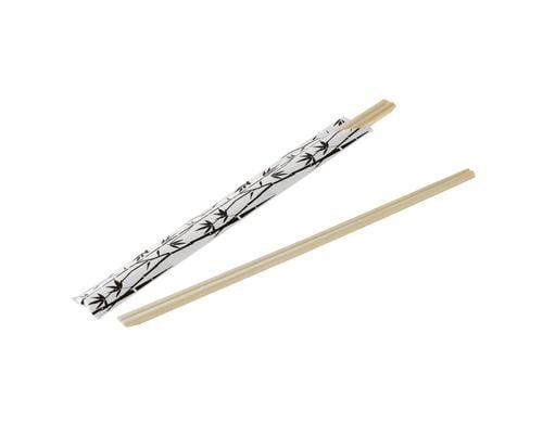 Paderno Essstäbchen Länge 21cm, 50 Paar, Bambus