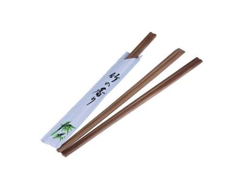 Paderno Essstäbchen Länge 24cm, 100 Paar, Bambus