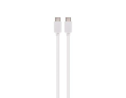 Xqisit Charge&Sync 1m 2x USB C 3.1 weiss
