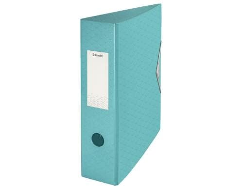 Esselte ColourICE Ordner aus Polyfoam A4 blau, breit
