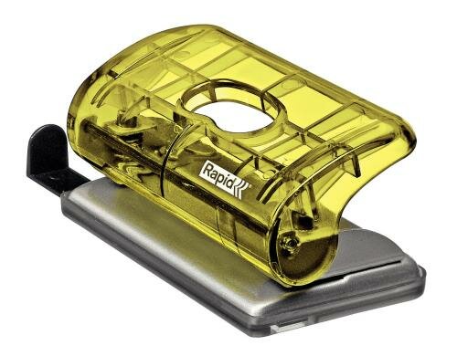 Esselte ColourICE Minilocher gelb, 10 Blatt, Kunststoff