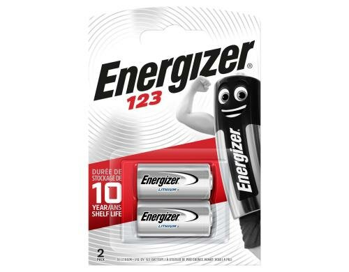 ENERGIZER Knopfzelle 123 2 Stück Alkaline
