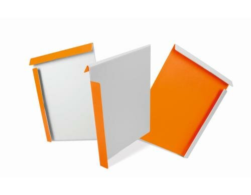 Biella Magnet-Klemmbrett Attraction orange A4, Kunststoff, mit 2 Klemmen
