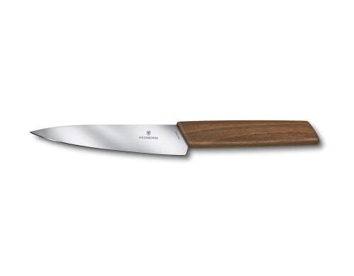 Victorinox Swiss Modern Officemesser 15 cm, Nussbaumholz