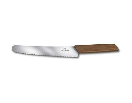 Victorinox Swiss Modern Brotmesser 22 cm, Nussbaumholz