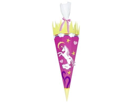 Ursus Schultüte Bastelset Einhorn 68 x 20 cm